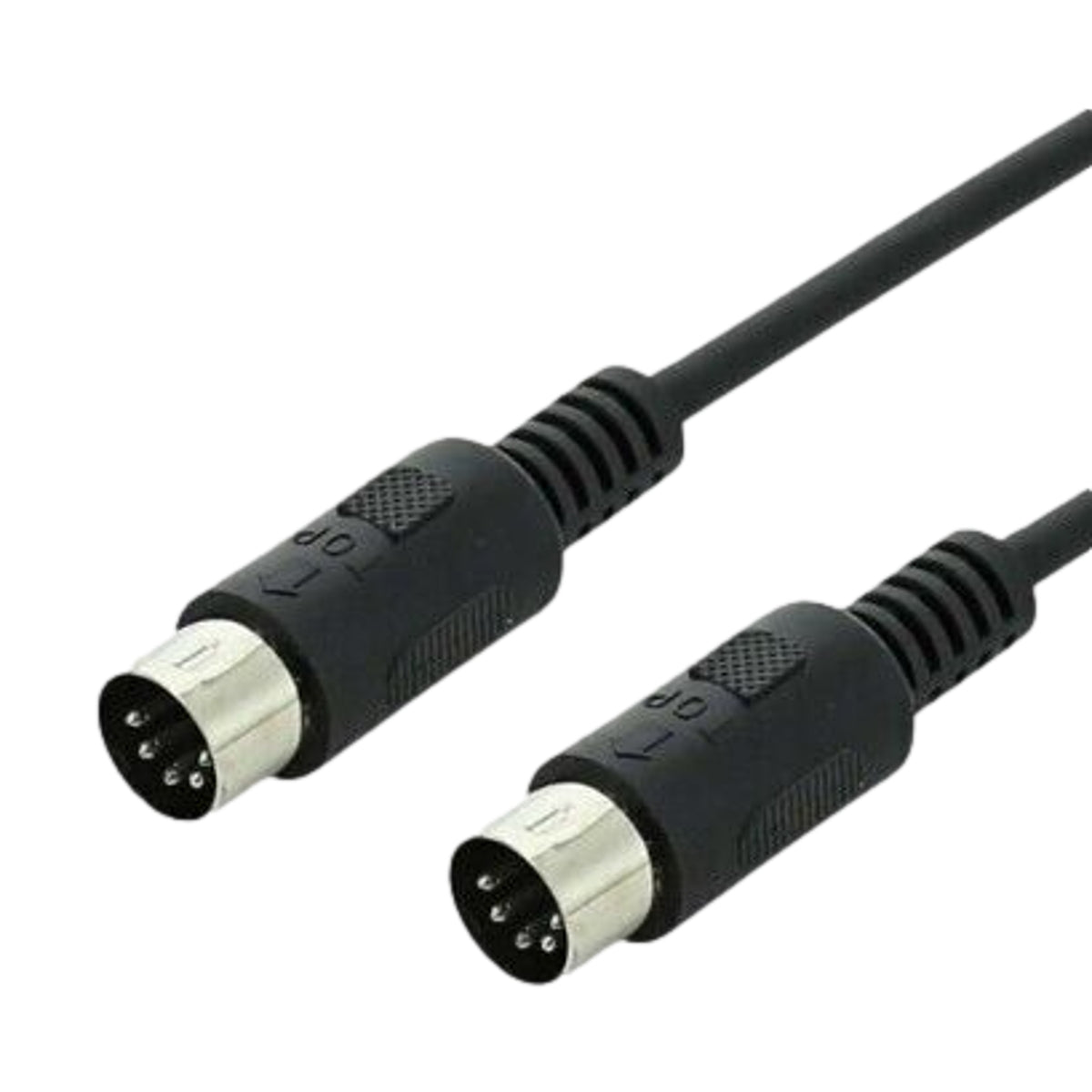 Swamp Premium 5pin DIN MIDI 2m Cable Metal Connectors