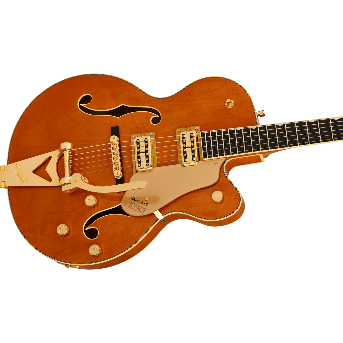 Synchromatic Nashville Hollow Body Single-Cut with Bigsby 50s Orange Stain