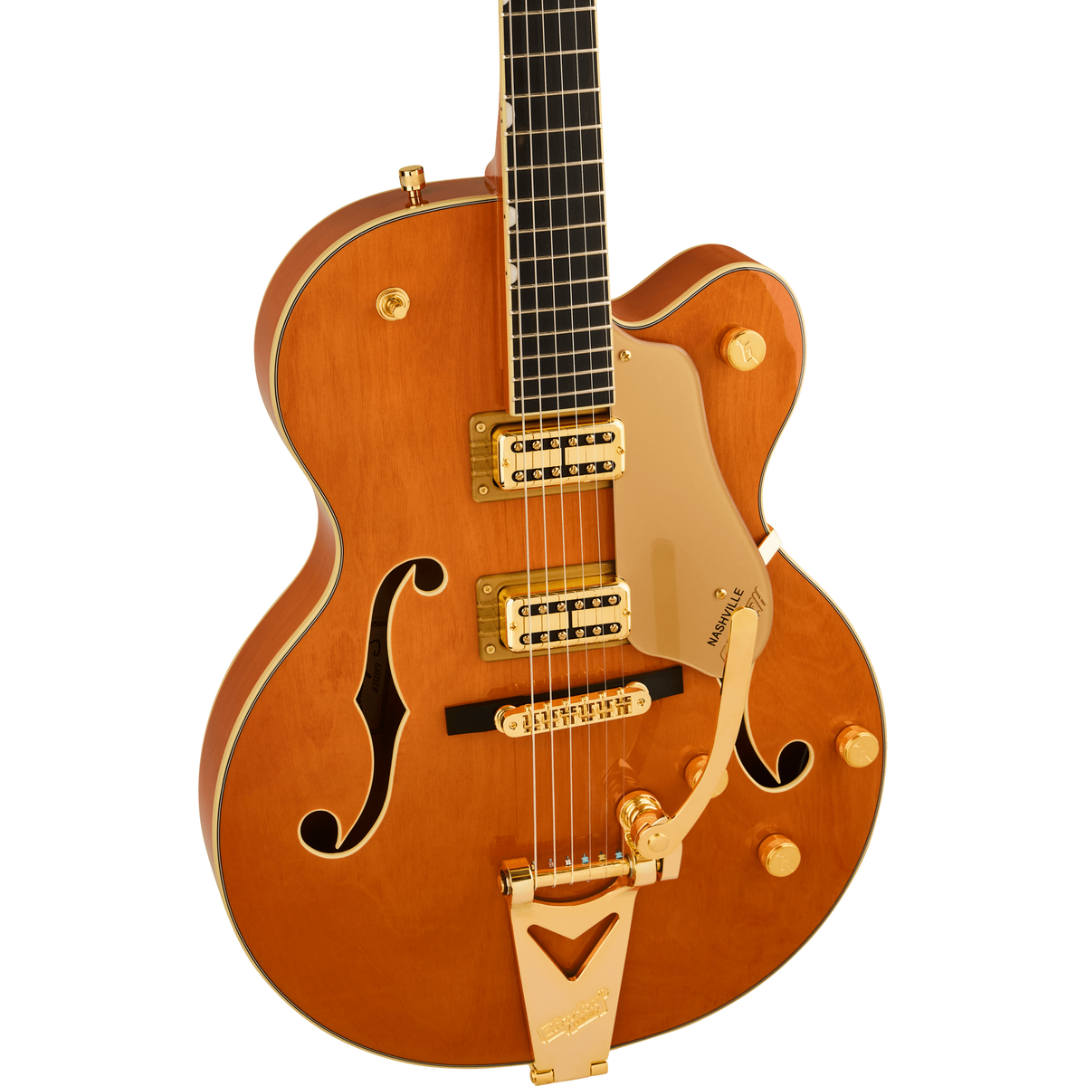 Synchromatic Nashville Hollow Body Single-Cut with Bigsby 50s Orange Stain