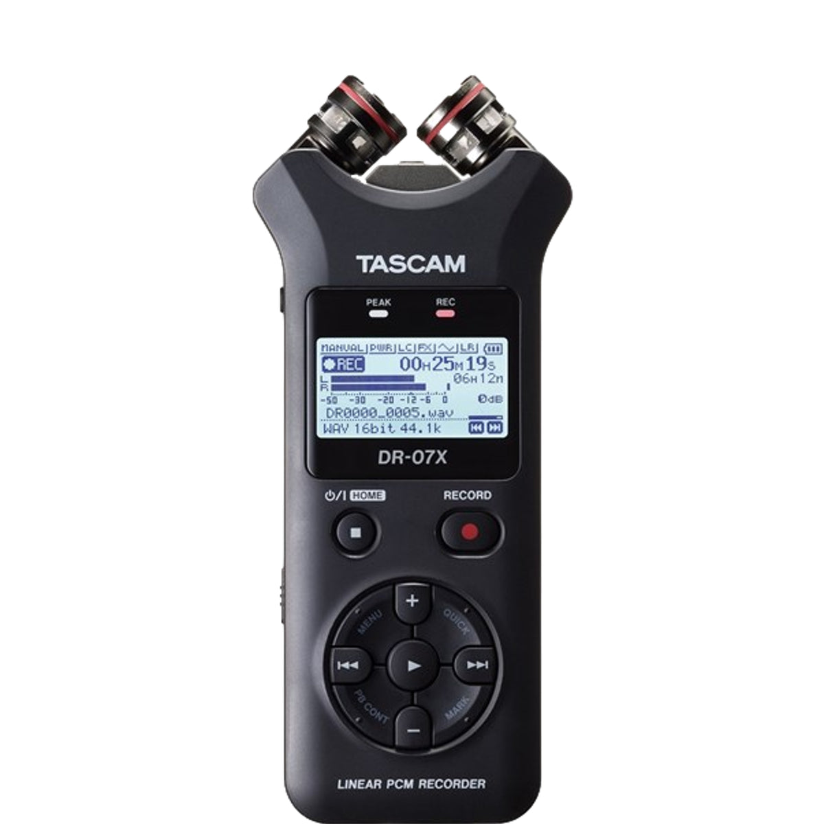 Tascam DR07X Stereo Handheld Digital Audio Recorder and Interface
