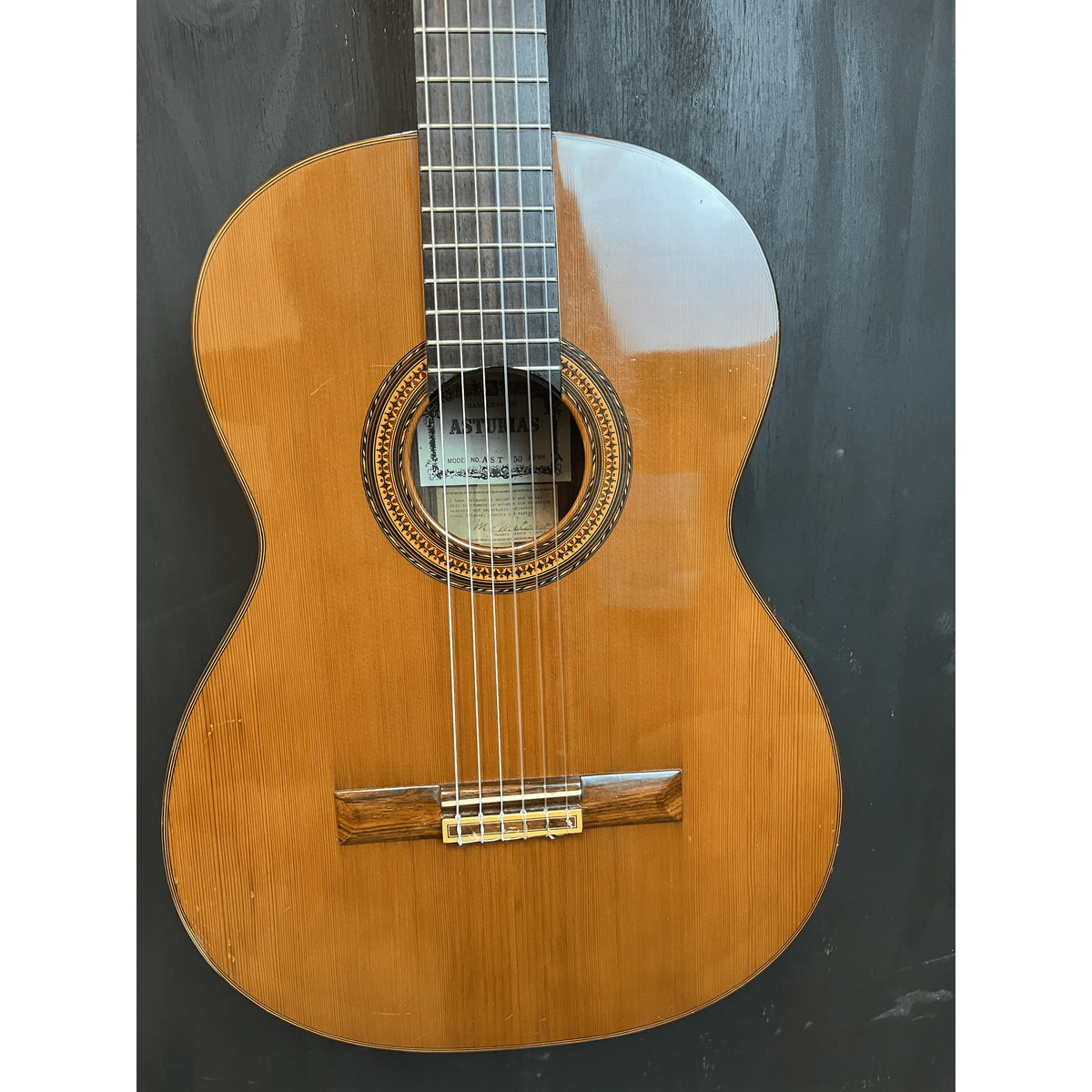 Used 1980s Asturias AST-50 Classical Guitar with Hardcase