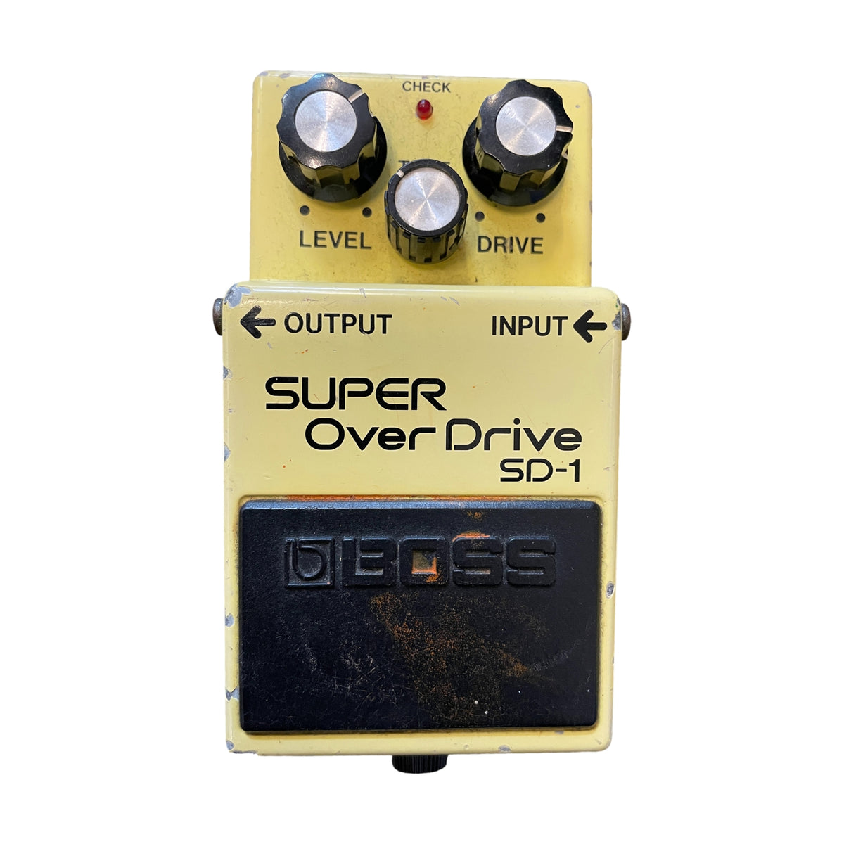 Used 1983 Boss SD-1 Super Overdrive Pedal Made in Japan