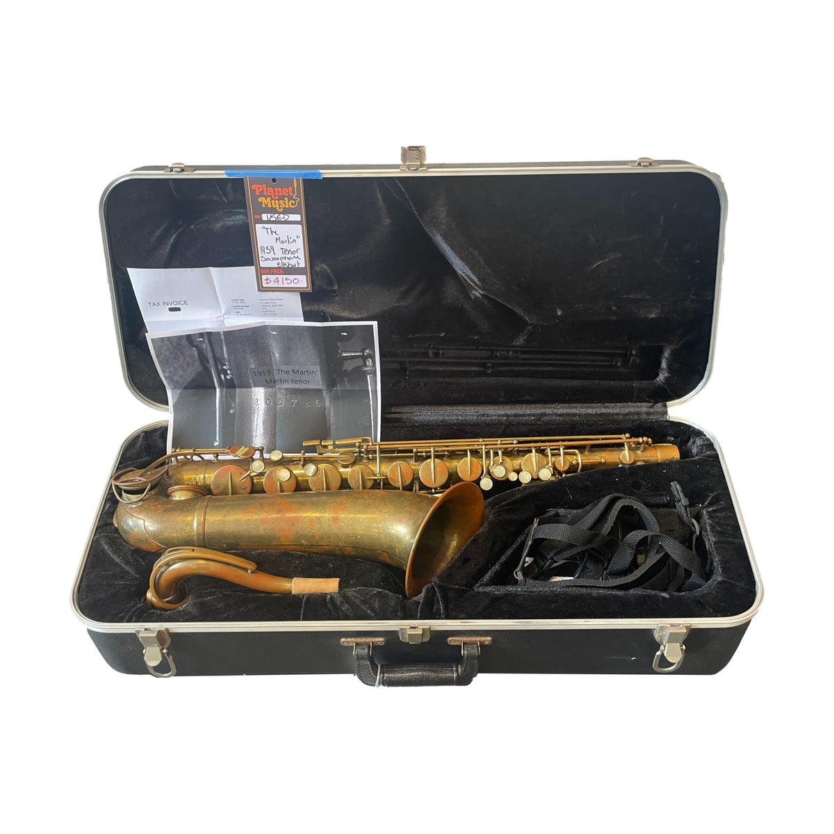 Used Elkhart "The Martin" 1959 USA Tenor Saxophone with Case