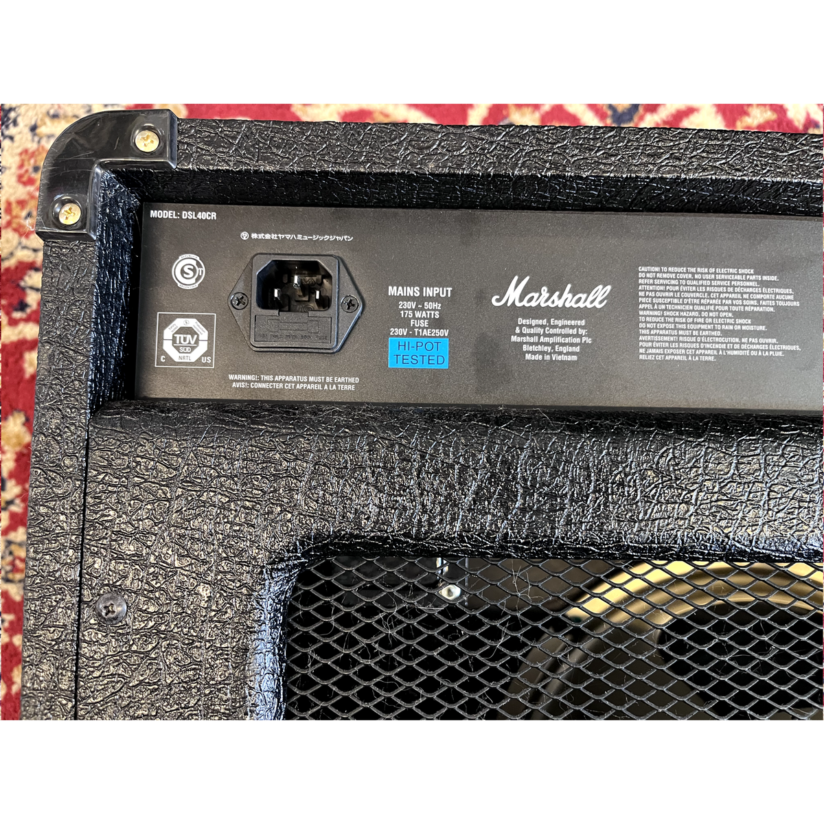 Used Marshall DSL40CR Guitar Ampifier with Footswitch
