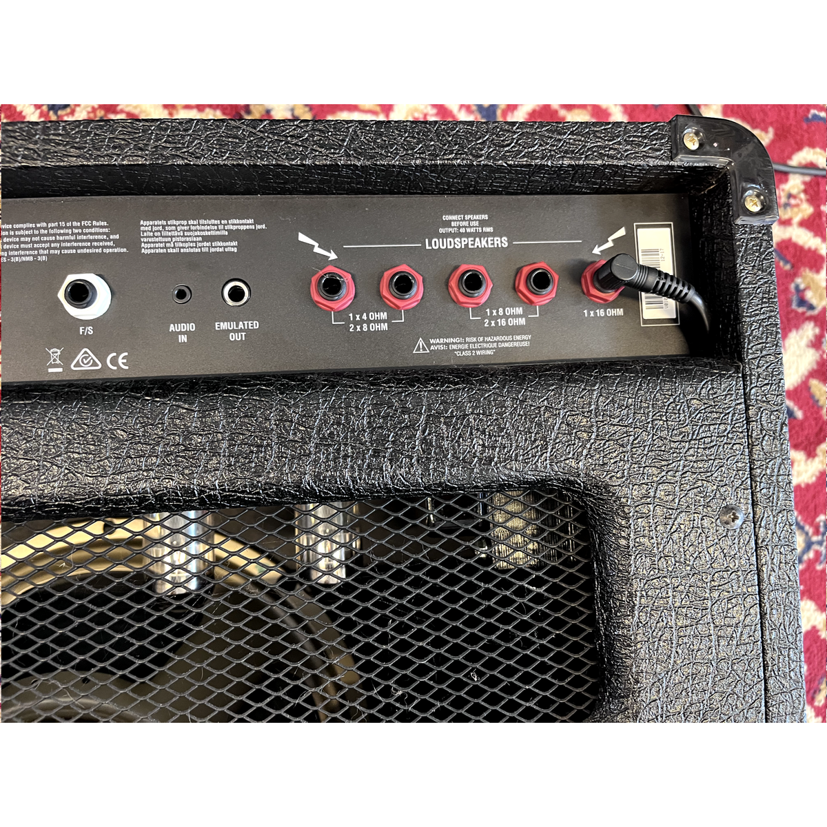 Used Marshall DSL40CR Guitar Ampifier with Footswitch