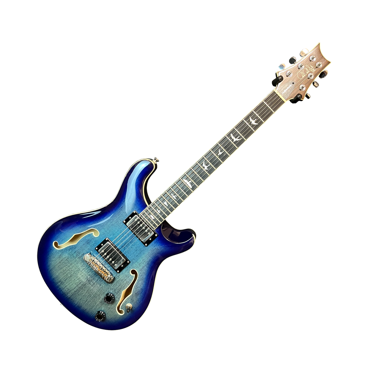 Used PRS SE Hollowbody II Peacock Blue Electric Guitar with Hardcase