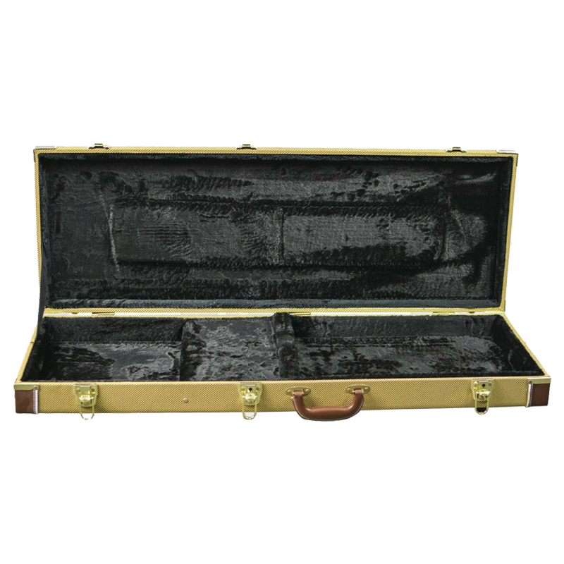 V-Case Precision/Jazz Style Bass Guitar Case Tweed Rectangular