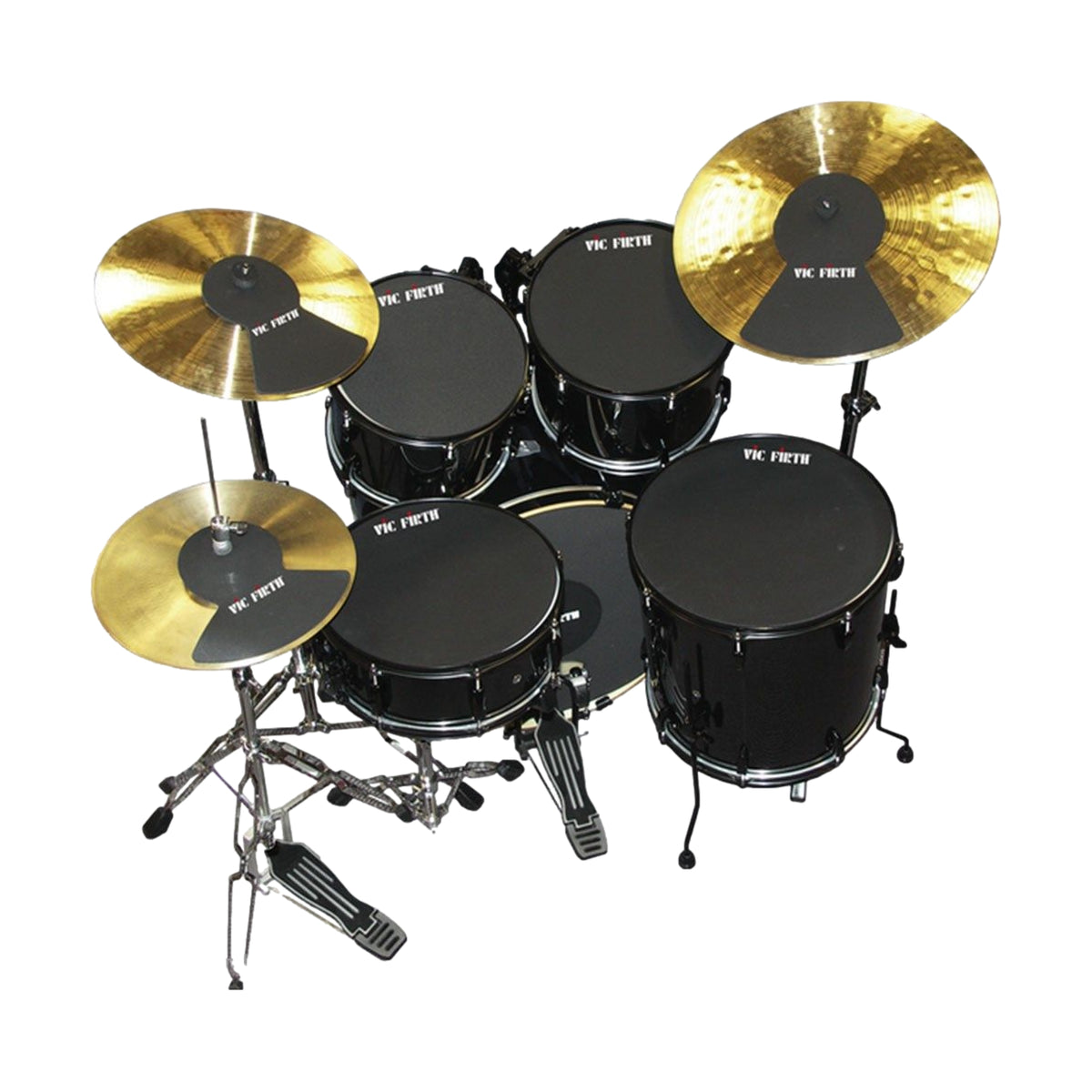 Vic Firth Mute prepack with 10 12 14 2 20 Hi-Hat and Cymbal x2