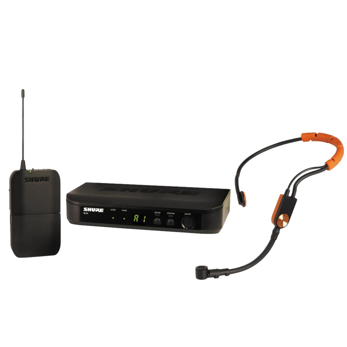 Wireless Headworn Mic System BLX1 Tx SM31FH Mic BLX4 Rx Auto Setup: 662-686MHz