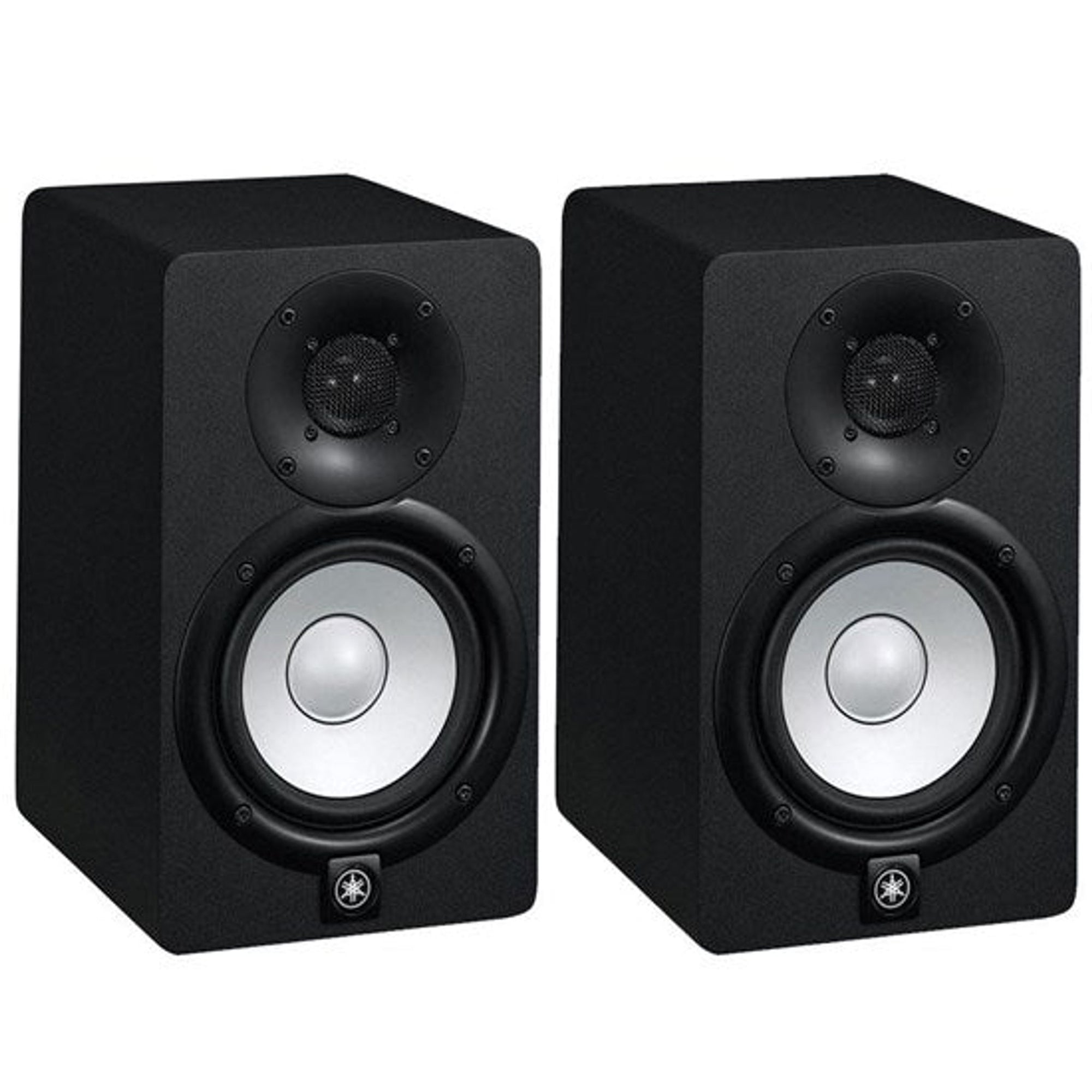 The Yamaha HS5 Active Nearfield Studio Monitors maintain the iconic white woofer and signature sound of Yamaha's nearfield reference monitors have been the industry standard since their introduction in the 1970s for one reason: accuracy.