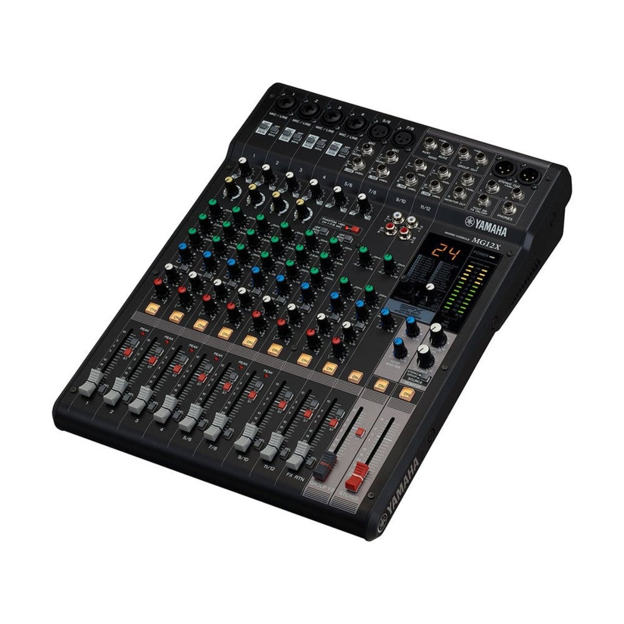 With an intuitive, easy-to-use interface, the Yamaga MG Series boasts an extensive lineup of compact mixing consoles with models ranging from six to twenty channels, suitable for a diverse range of users and applications.