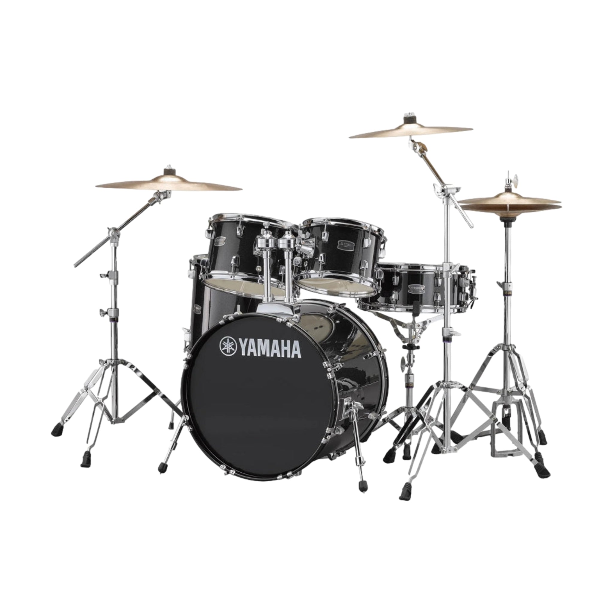 Rydeen Rdp0f5 Yamaha RDP0F5 Rydeen 5-piece Shell Pack Black Glitter - Planet Music