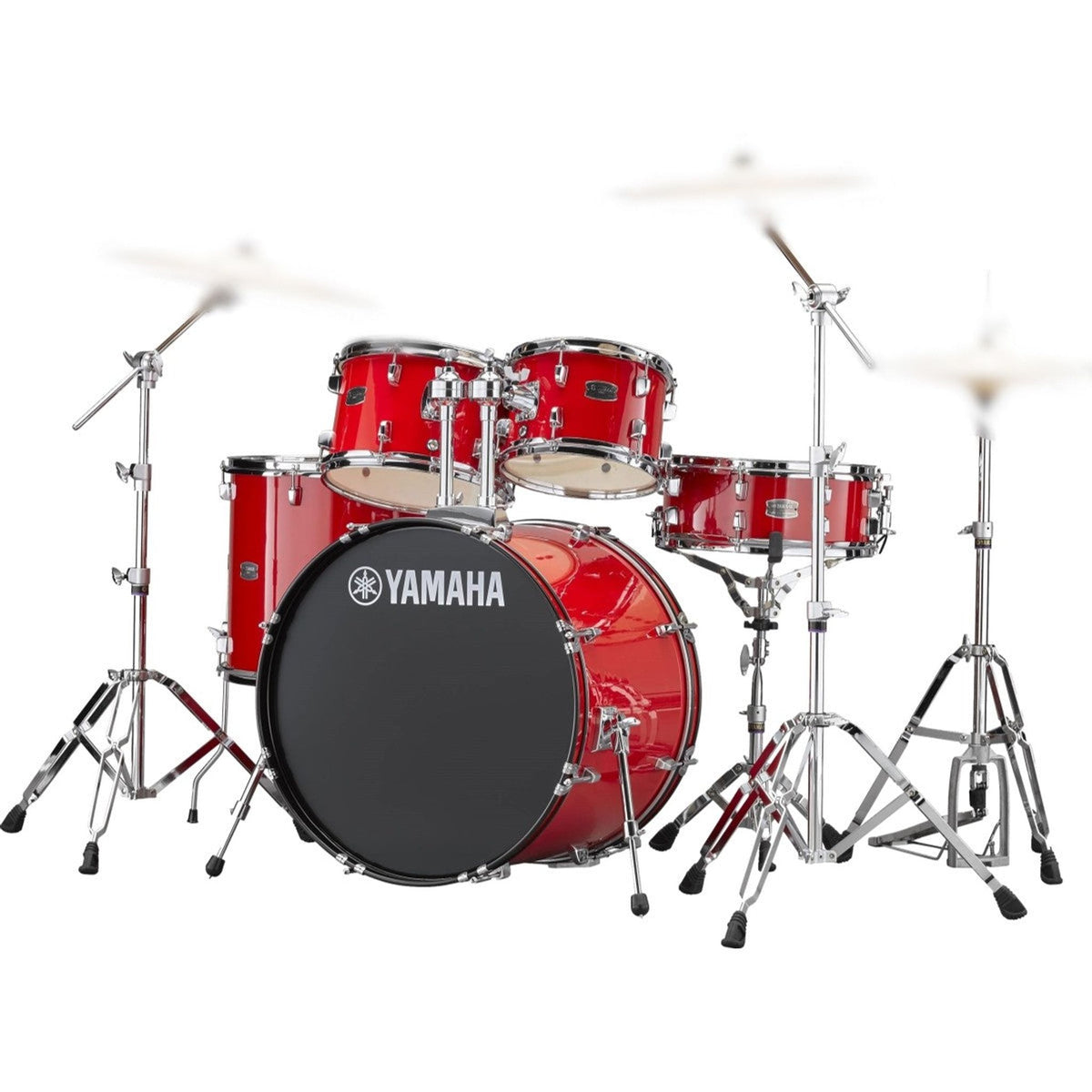 Yamaha Rydeen RYD22 Euro Drum Kit Hot Red - No Cymbals
