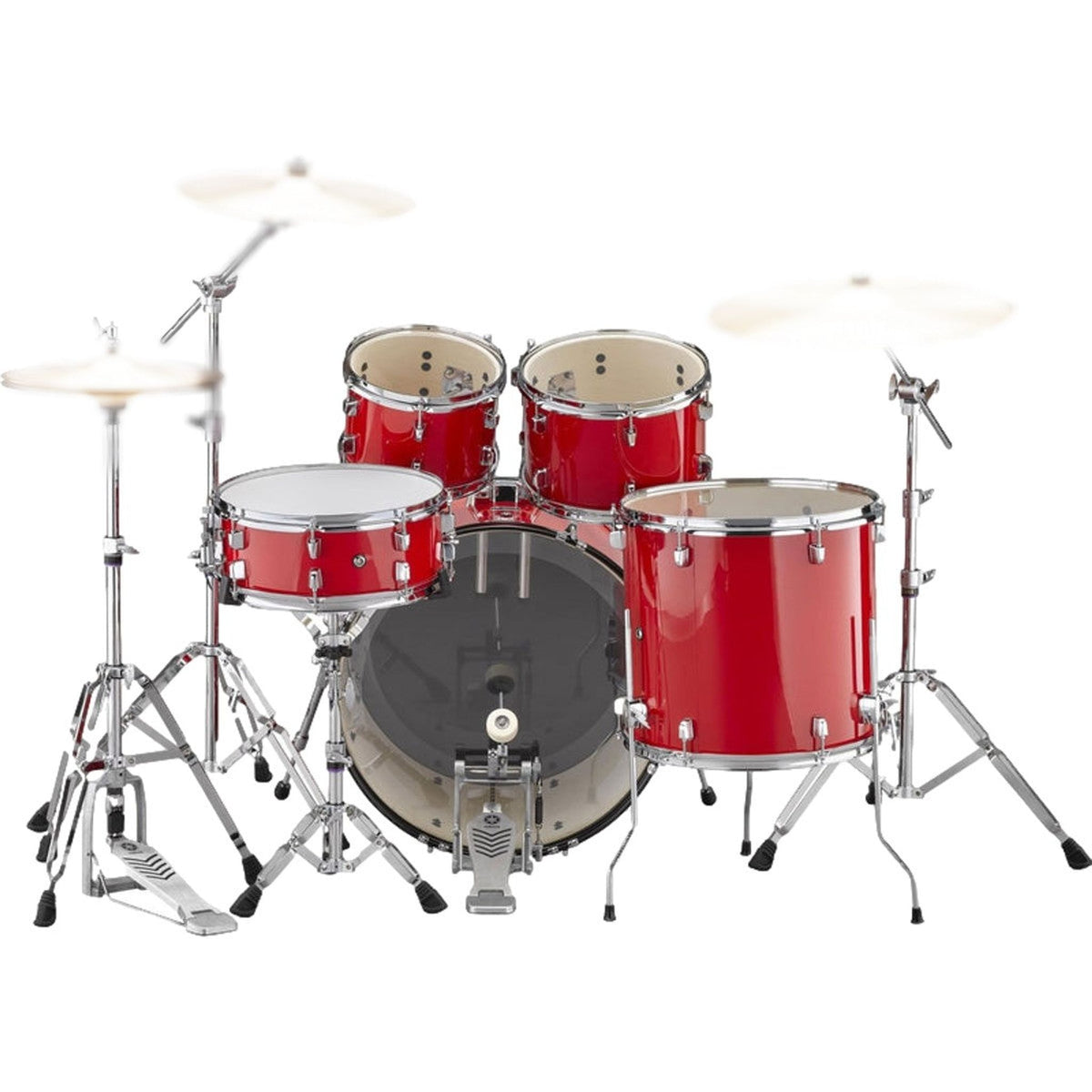 Yamaha Rydeen RYD22 Euro Drum Kit Hot Red - No Cymbals