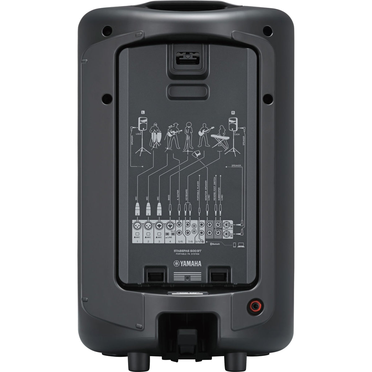 Yamaha Stagepas 600BT Portable PA System with 10-Channel Powered Mixer