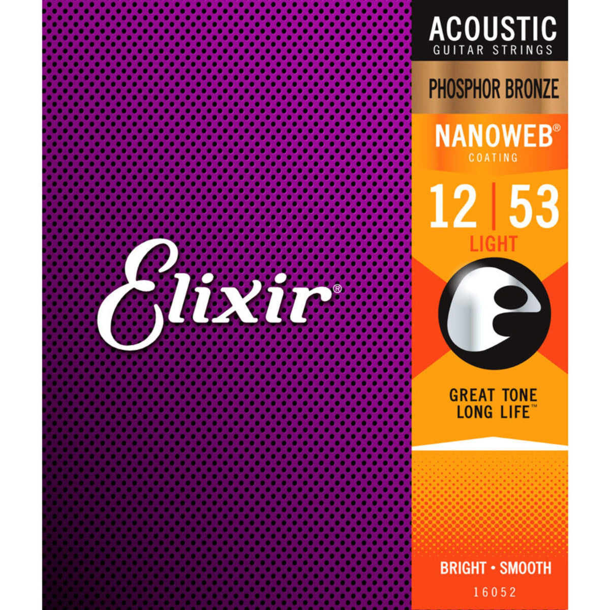 The Elixir 16052 strings are known for their great tone and long life. Elixir strings amp up your guitar’s tone life with the same premium electric guitar strings that experienced players worldwide