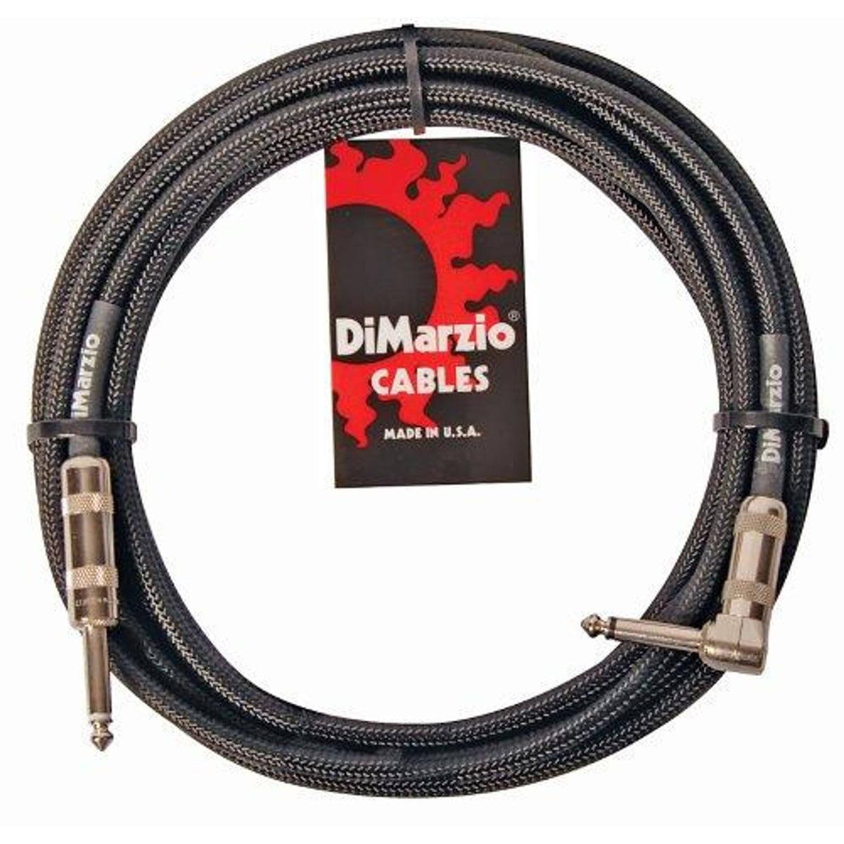 Dimarzio 18ft RA-Straight Instrument Cable EP18B