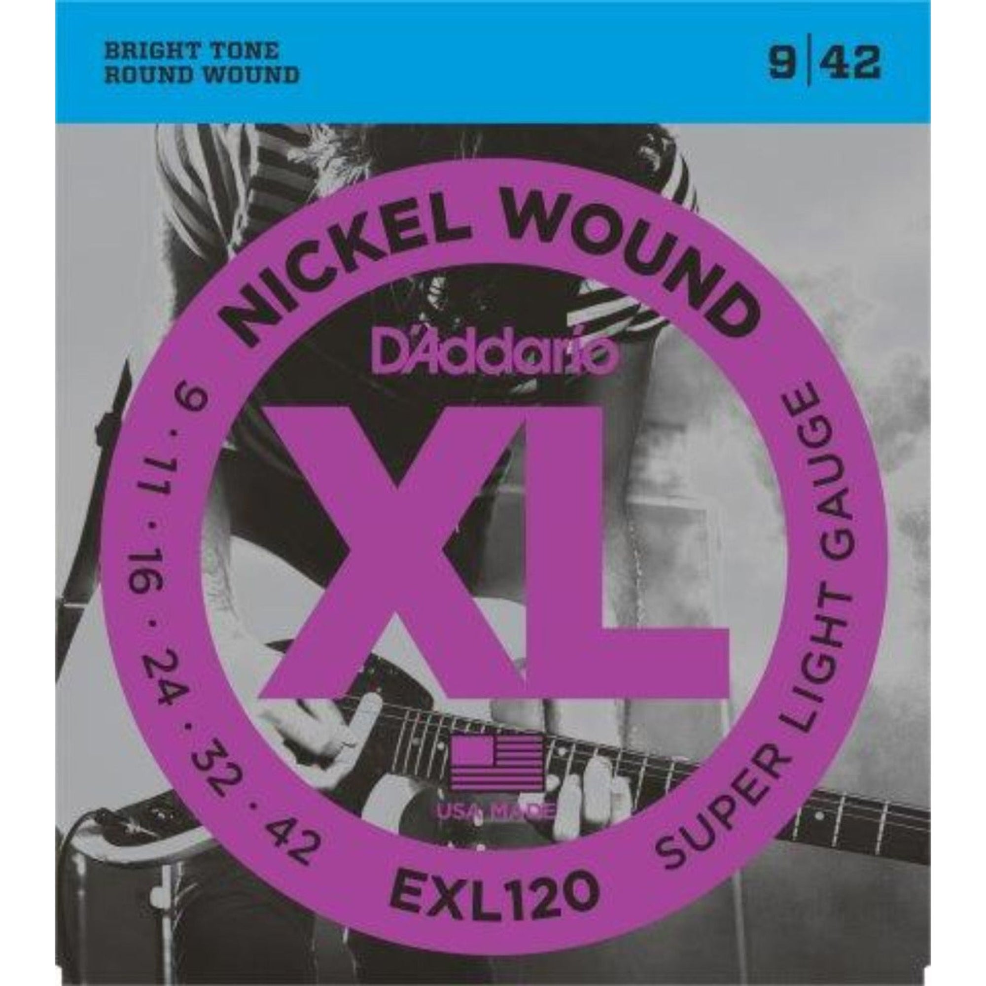 The D'Addario EXL120 Electric Guitar Strings are one of D'Addario's best selling sets, delivers super flexibility and biting tone. A standard for many electric guitars.