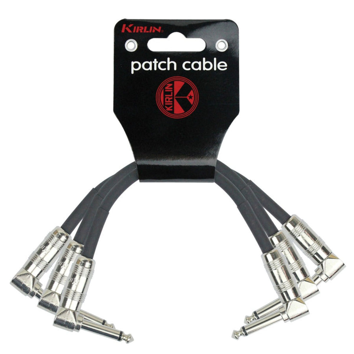 Kirlin Patch Cable 1ft Right Angle 3 Pack