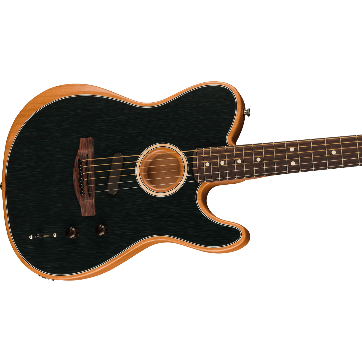 Fender Acoustasonic Telecaster Player Series Acoustic-Electric Guitar Brushed Black