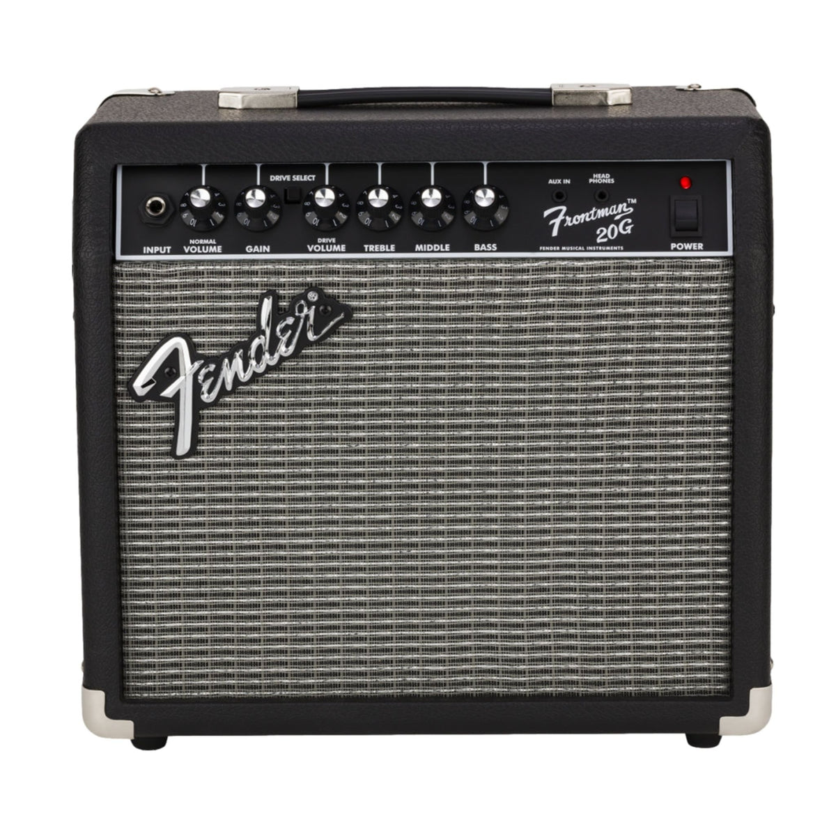 The Fender Frontman 20G brings together familiar Fender cosmetics and “best-in-class” sound quality at a great price point that delivers great tones when practicing or playing with friends.