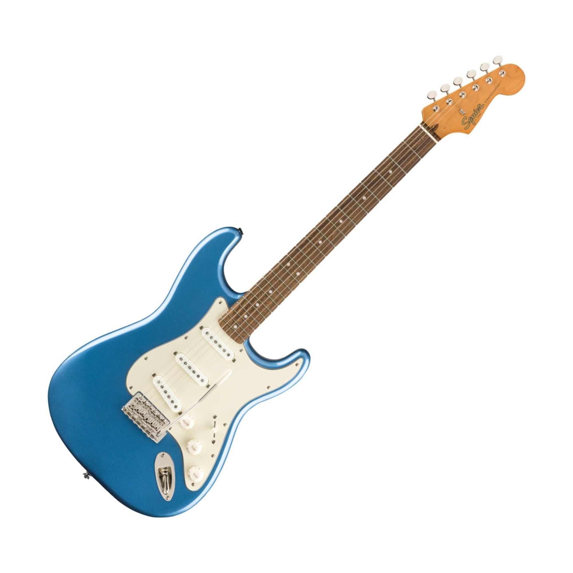 The Fender Squier Classic Vibe ‘60s Stratocaster creates incredible tone. This throwback Squier model also features 1960s-inspired styling for an old-school vibe.