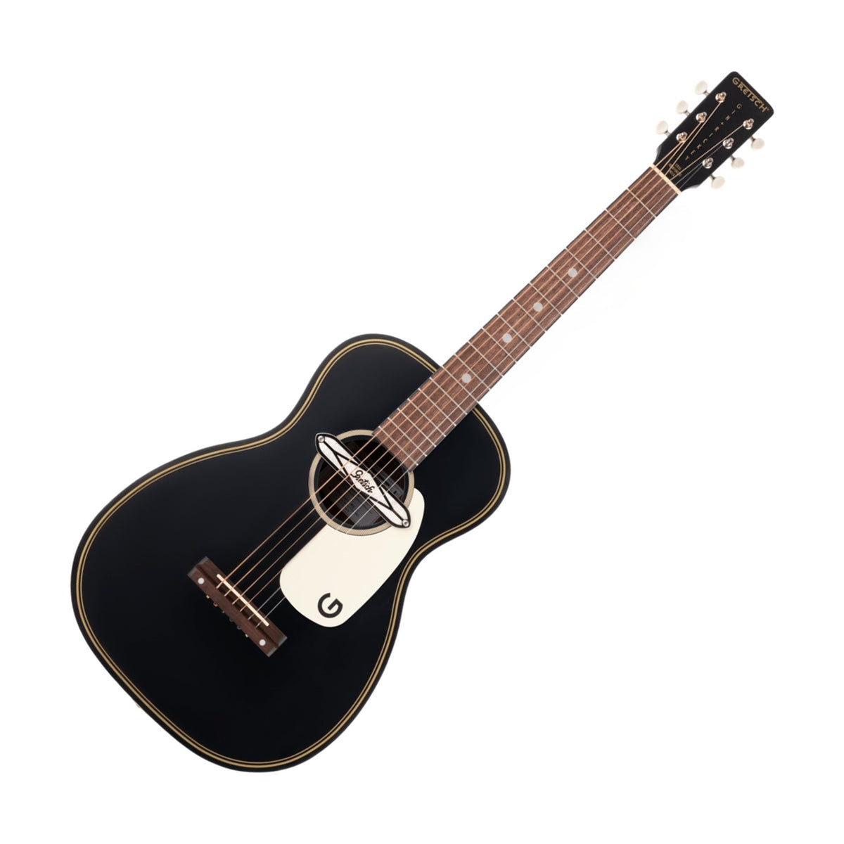 The Gretsch G9520E Gin Rickey Acoustic/Electric Guitar with Deltoluxe Soundhole Pickup is a real gone finger-zinger classic.